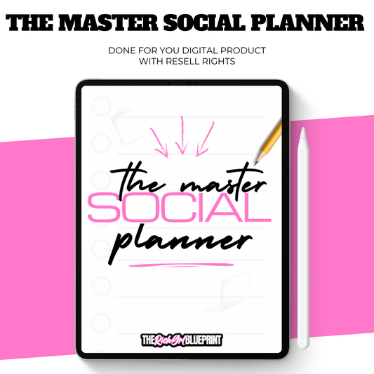 The Master Social Plan (MSP) Planner (With Resell Rights)